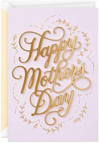 Cartão de dia das mães da Hallmark Signature