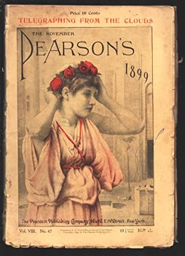 Pearson's11/1899- Life 'Litle Mysteries de W.L. Alden com Tom Browne Art-120- Anos-Gga Cover-G/VG
