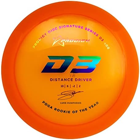 Disco prodigy luke Humphries 400 d3 | 2022 Signature Series Edition | 170-174G | Driver de distância do golfe estável do disco