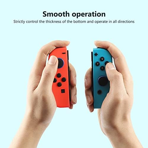 6pcs Switch Joycon Silicone Thumb Cap, Licão de Polego Analógico de Silicone não deslizante para a tampa da mão para Nintendo Switch/OLED/Lite Joycon Controller