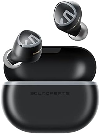 Sondpeats mini fones de ouvido sem fio HS - áudio de alta resolução com LDAC, microfone de cancelamento de ruído da IA, conexão