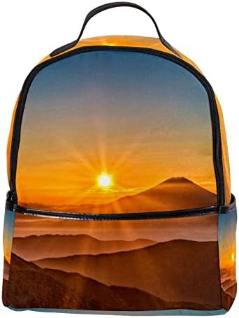 Mochila de viagem VBFOFBV, mochila de laptop para homens, mochila de moda, paisagem do Sunrise Sky Mountain
