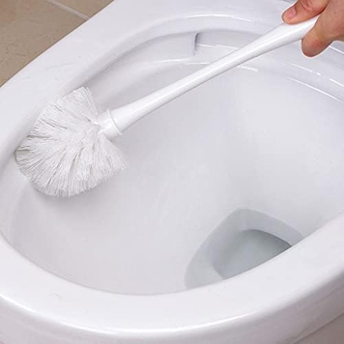 Escova de vaso sanitário edossa banheiro banheiro longa maçaneta de limpeza de vaso sanitário doméstico de duas em um pincel