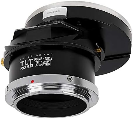 Fotodiox pro tlt rokr compatível com o adaptador de montagem de lentes de inclinação/mudança compatível com lentes de montagem Pentax