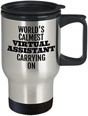 Presentes para Assistentes Virtuais Caneca de Viagem