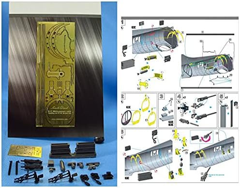 Detalhes metálicos MDR4870-1/48 B-17. Cabine da cintura