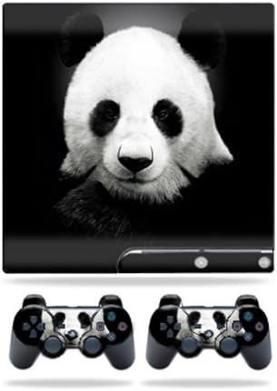 MightySkins Skin Compatível com Sony PlayStation 3 ps3 Skins Slim + 2 Skins de controlador Skins Panda