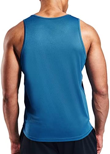 Haimont Men's Quick Dry Tank Tops Athletic Gym Sports Sports Sleesess Shirts para a execução de treino