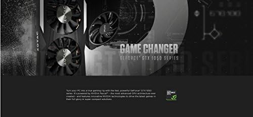 ZOTAC GeForce GTX 1050 TI OC Edição 4GB GDDR5 Cartão gráfico de jogos super compactos