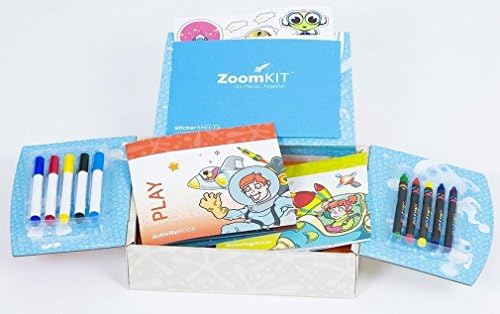 Zoomkit Complete Turquoise Travel Table and Activity System
