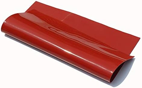 1pc Silicone Rubber Sheet Tamanho 50x50cm, espessura 1/1,5/2/3/4/5 mm de vermelho ou preto colorido de borracha de borracha vedação junta fina placa fina