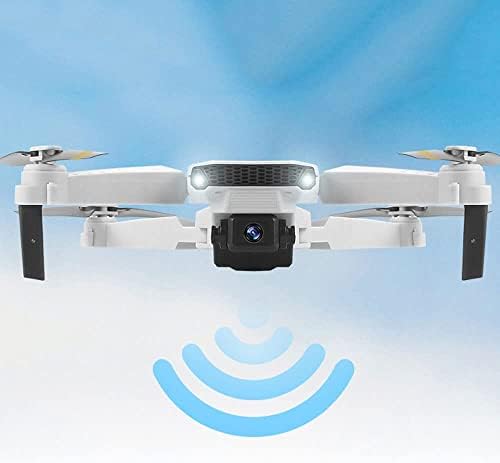 Ujikhsd Drone dobrável com câmera HD 4K para adultos, RC Quadcopter com vídeo WiFi FPV ao vivo para iniciantes para crianças, modo sem cabeça, retorno de um botão, 360 cais, estojo de transporte