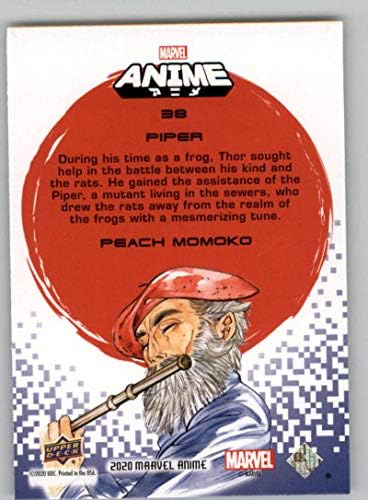 2020 Upper Deck Marvel Anime Nonsport Card 38 Piper