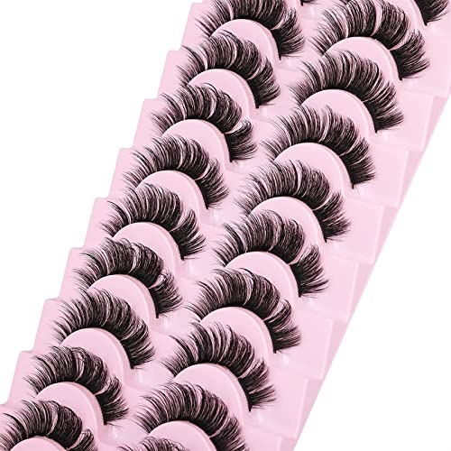 Cílios de vison cílios de agrupamento cílios falsos fofos aparência natural cílios falsos D cílios individuais cílios individuais extensões de cílios de tiras 3D