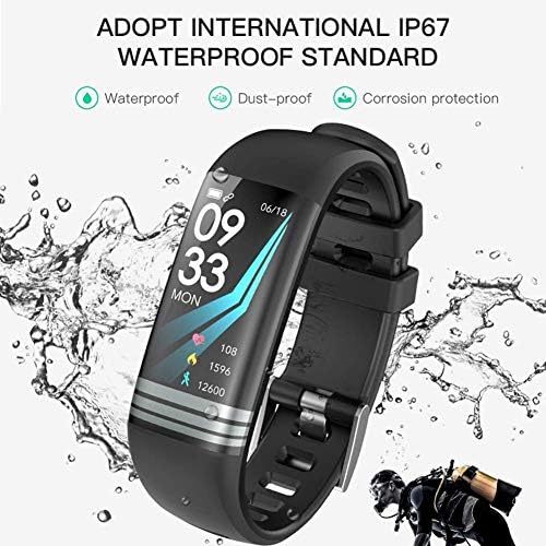 XXXDXDP Rastreador de fitness, relógio inteligente Pedômetro à prova d'água Pulseira com pulseira com monitor Sleep