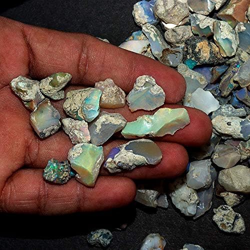 30gram Fire Play Opal Rough Gemstone | Pedra Opala Natural | Pedra -preciosa de cristal cru | Pedra preciosa etíope para jóias DIY