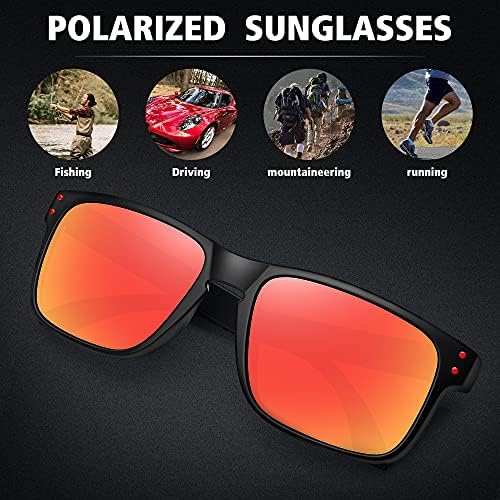Os óculos de sol polarizados para homens para homens que dirigem copos de pesca UV400 Proteção