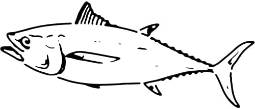 Estêncil/modelo de parede de atum A5