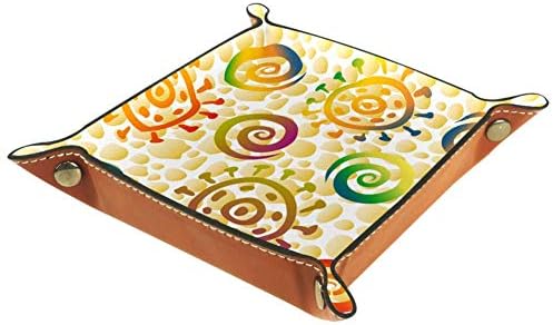 Mapotofux colorido colorido ladrilhos de cerâmica saem bandeja de vaidade do design, bandeja de armazenamento de tanques de vaso