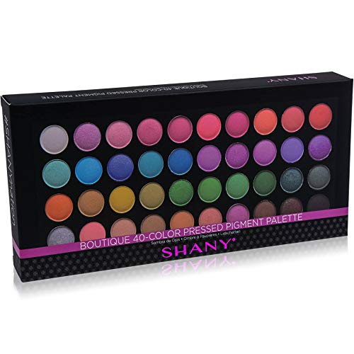 Shany Boutique 40 Cores Neon altamente pigmentado com duradouro Shimmer Neon Eyeshadow Palette