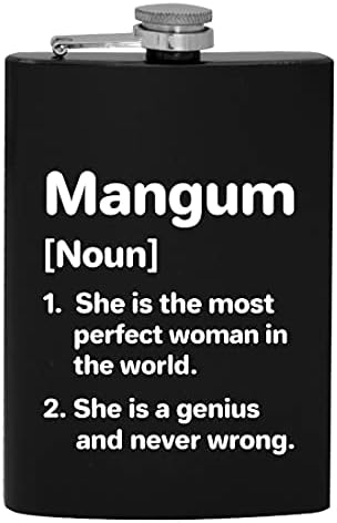 Definição de Mangum A mulher mais perfeita - 8 onças de quadril bebendo balão de álcool