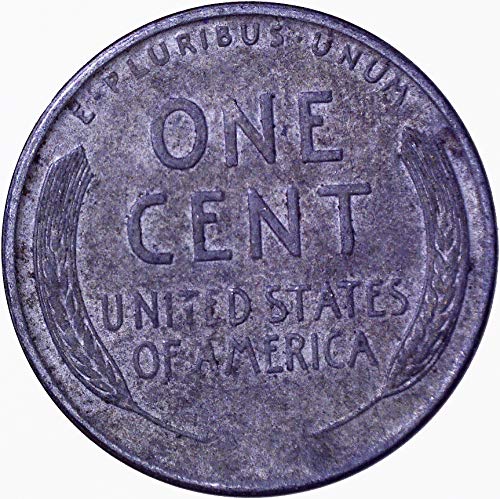 1943 Aço Lincoln Wheat Cent 1C muito bom