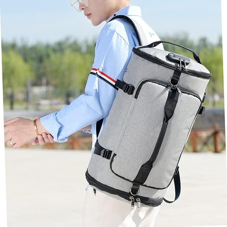 WJCCY Capacidade de Backpack Backpack Saco de viagem masculina Mochila Mochila Menva Menva de Baga de Balde