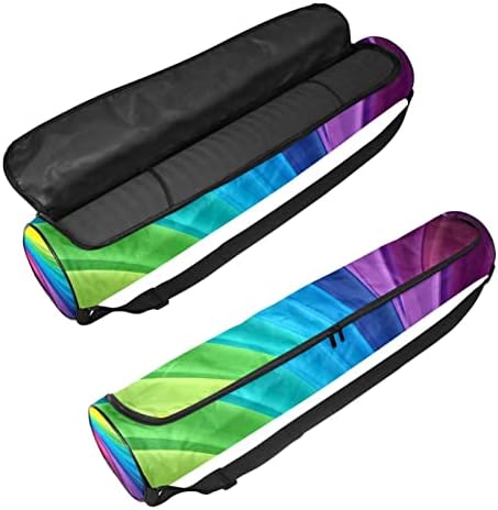 Saco de tapete de ioga, cores arco-íris Exercício de ioga transportadora de tape