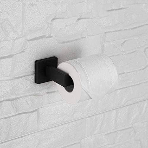 Suporte para rack de toalha preto WSSBK, suporte de papel de cozinha de papel de aço inoxidável banheiro de papel higiênico de papel