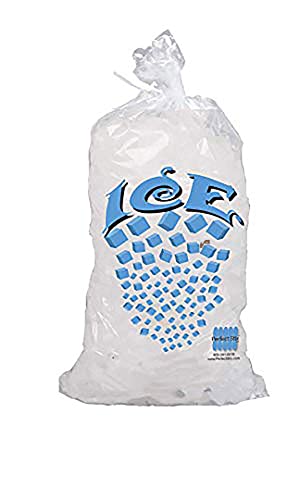 VEVOR Commercial Ice Maker Machine, 90-100 libras/24h com operação automática de aço inoxidável de 33 libras em aço inoxidável sob a máquina de gelo de balcão e um saco de gelo de gelo Stix Icebag10TT-100 com gabinete de torção, 10 lbs
