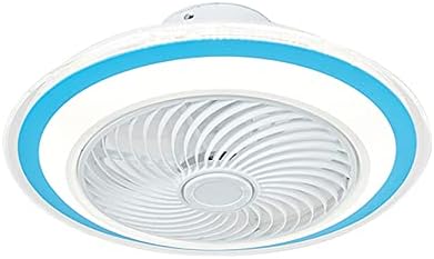 Ventilador de teto LED moderno DLSIXYI com iluminação, luz de teto diminuído de 72w com controle remoto de 3 vento ajustável, berçário