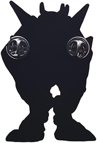 Amasukami Anime personagens Agumon Badge Greymon Badge Metal Greymon Badge Black War Greymon Crachá