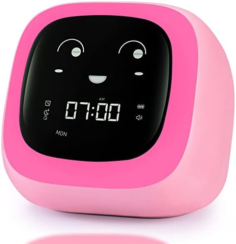 Antuking Children's Sleep Trainer e OK para acordar o relógio, Sleep Sound Machine com Baby Night Light, Kids Alarm