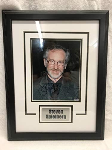 Steven Spielberg 20,5 x 16 autografado emoldurado
