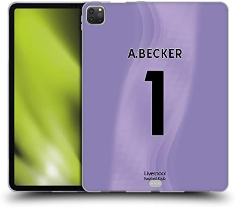 Designs de capa principal licenciado oficialmente o clube de futebol do Liverpool Alisson Becker 2022/23 Jogadores Kit Home Gel Case Compatível com Apple iPad Pro 12.9 2020/2021/2022