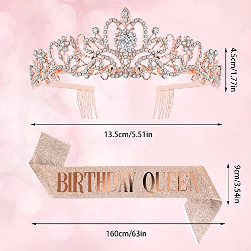 Wllhyf aniversário rainha faixa sash shinestone tiara cenas coroas de aniversário menina bandeira de aniversário faixa