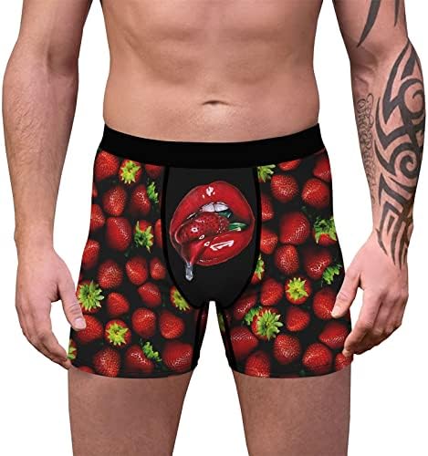 Masculino boxers romance de jovens masculinos de desenho animado impressão de boxe shorts de roupa de baixo para impressão