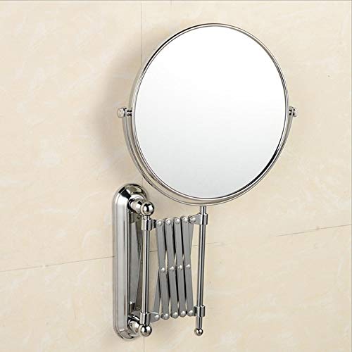 Raxinbang Cosmético Mirro Duasa Lada Lados Espelidado Espelho dobrável Espelho de Beleza Banheiro Maquia