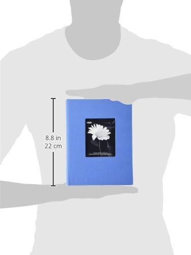 5 x7 1 -up 24 Fotos Mini Fabric Frame Álbum - Sky Blue - Álbum de fotos