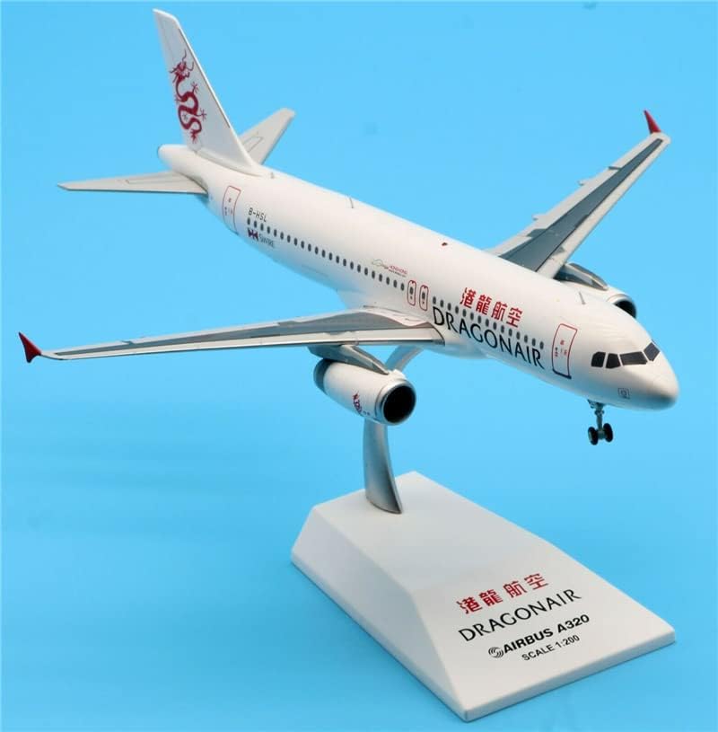 JC Wings Dragonair para Airbus A320 B-HSL 1/200 Aeronave Diecast Modelo pré-construído