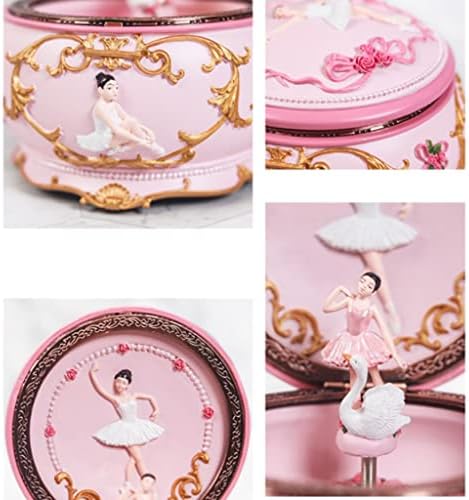 Lukeo Dancing Ballet Music Box Princess Octave Box Creative Valentine's Day Presente para namorada namoradas de aniversário