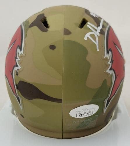 Devin White assinou Tampa Bay Buccaneers Camar Speed ​​Mini Capacete com JSA COA - Mini capacetes autografados da NFL