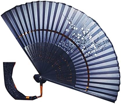 Ventilador de mão lelamp de 6 polegadas Fã de bambu de bambu Retro Dobring Fan Handheld Style estilo chinês Summer dobrável