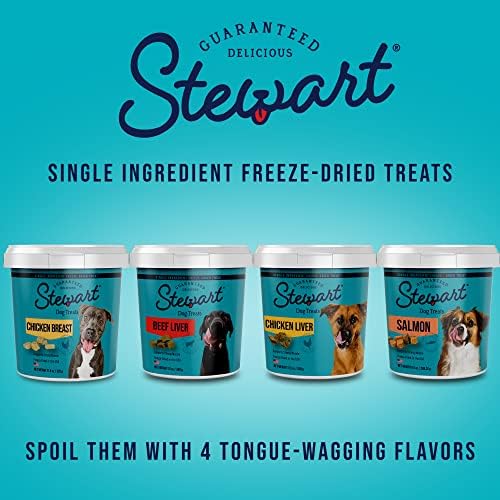 Telas para cães secas de Stewart Freeze, fígado de carne, saudável, natural, ingrediente único, tratamento para cães