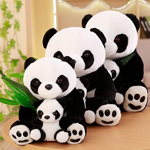 Jrenbox Plush Toys Panda Doll Plush Toys Brilhas em preto e branco Abraço do abagrão Bear Doll Envie Girlfriend