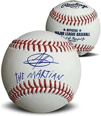 Jasson Dominguez autografou MLB assinado fanáticos marcianos de beisebol Authentic CoA - bolas de beisebol autografadas