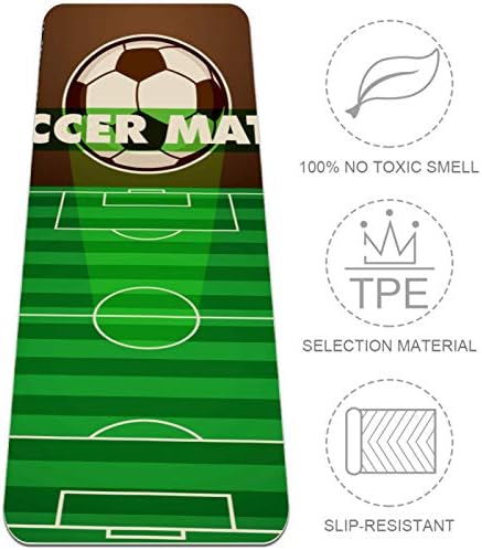Leveis Yoga Mat Sport Ball Soccer Match Gross Non Slip Exercício Tapetes para viagens de piso de ginástica em casa