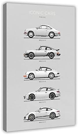 PARAPELAS DE POSTER DE CARROS DE KAMUFF VERNA 911 GT TURBO POSTERS CUSTORES TRANS DE ARTE DE PALAVERAÇÃO PARA BANNER DO MENINO QUARTO