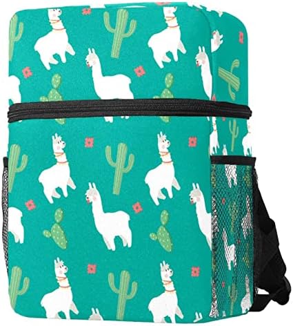 Mochila VBFOFBV para mulheres Laptop de laptop Backpack Bolsa casual, Flor de Cacta Alpaca Animal de Cartoon Animal Cacto