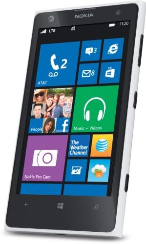 Nokia Lumia 1020 RM -877 32 GB Desbloqueado telefone GSM com câmera de 41MP - branca